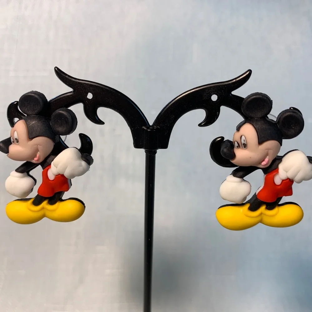 NWT 1 Pair of Handmade Disney Mickey Mouse Pierced Earrings in 3 Styles - Picture 8 of 11